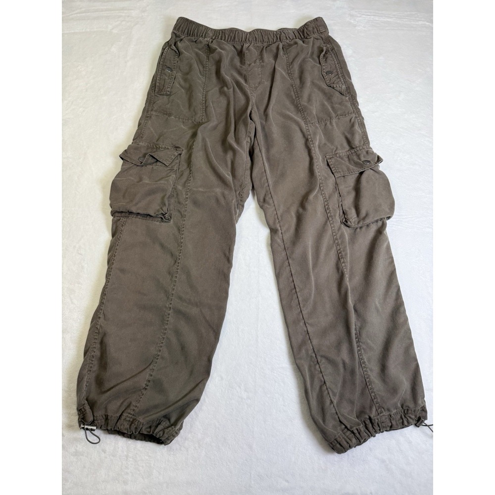 C&C California 100% Lyocell Cargo Pants Olive Green‎ Lightweight Size Medium